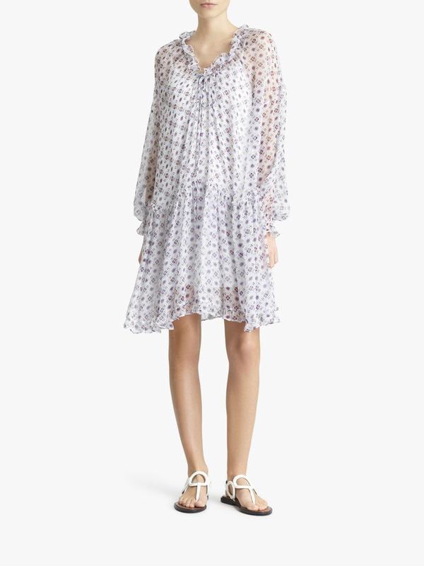 Chloé Vestidos Mujer Ropa Blancas 100% Silk TLBA43169